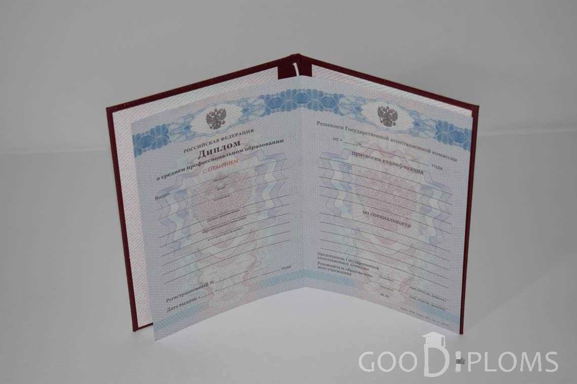 Диплом Техникума с Отличием в период c 2011 по 2013 год - Назрань